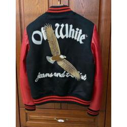 Off White Varsity Jacket Maat L - Nieuw - patta yeezy bape
