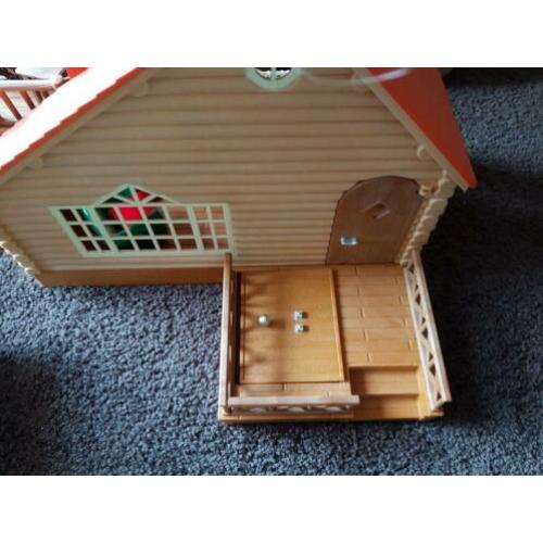 sylvanian families blokhut met interieur nieuw