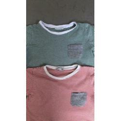 2 t-shirts van Cos maat 110-116