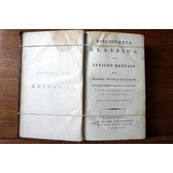 1816. Antiek Boek. Bibliotheca Classica Italiaans