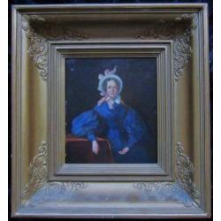 =BIEDERMEIER===fijne kwaliteit====damesportret===ca 1840==
