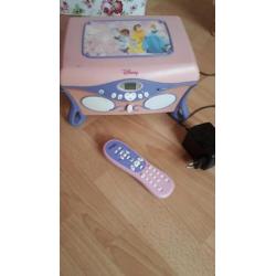 Disney prinsessen tv + cd speler