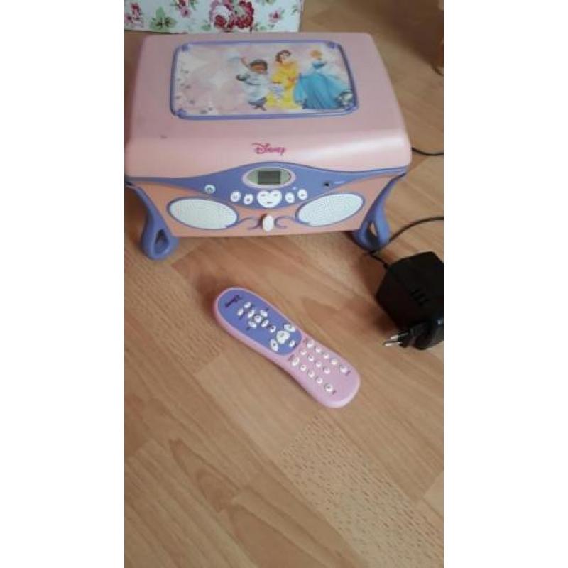 Disney prinsessen tv + cd speler