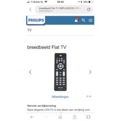 Philips FLAT TV 19 inch in zeer nette staat.