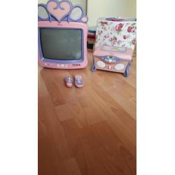 Disney prinsessen tv + cd speler