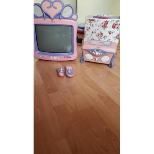 Disney prinsessen tv + cd speler