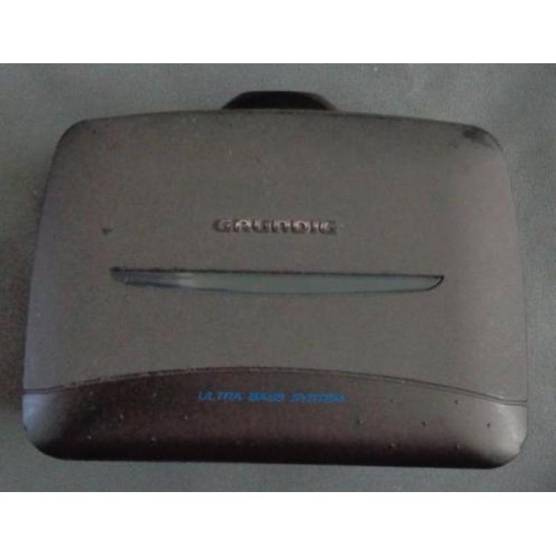 GRUNDIG GW-X 20 WALKMAN draagbare cassette speler WERKT port
