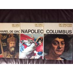 De groten van alle tijden Karel de Grote, napoleon, Columbus