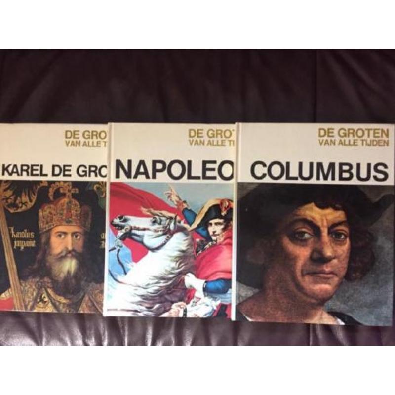 De groten van alle tijden Karel de Grote, napoleon, Columbus