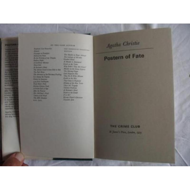 Agatha Christie = Postern of fate (1e druk)
