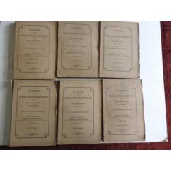 26 curieuze boekjes 19e 18e eeuw perkament, geschept papier
