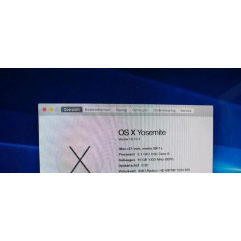 iMac 27 inch i5 2011 SSD
