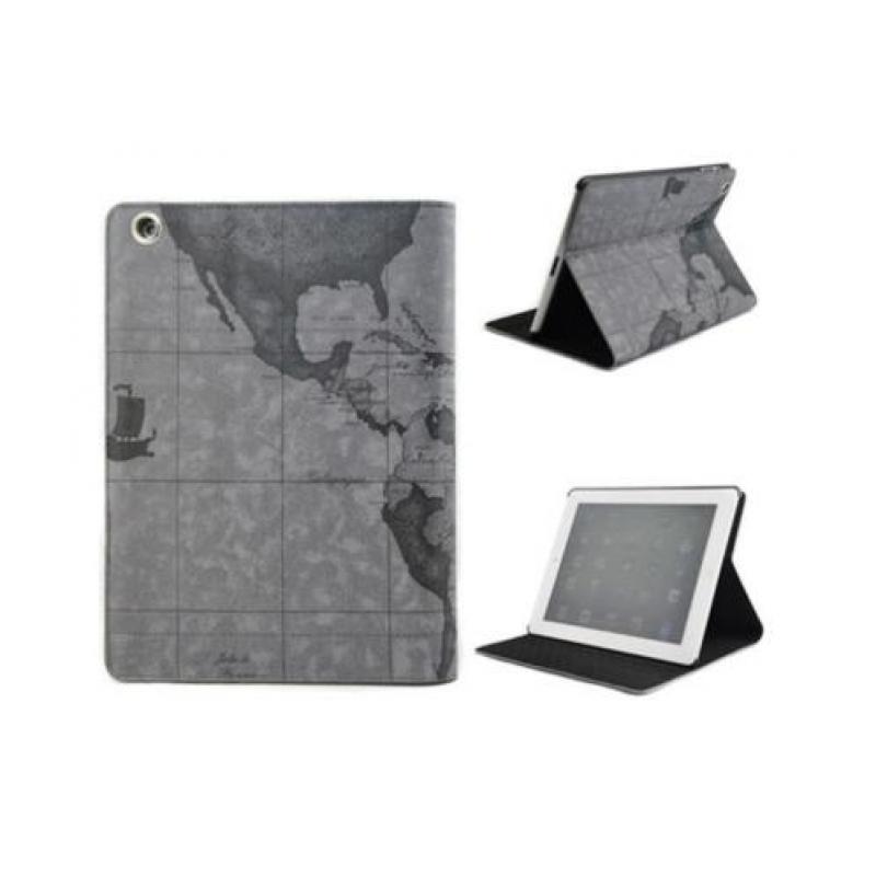 iPad Air 1 leren hoes hoesje case Kleurrijke Boom - TREE