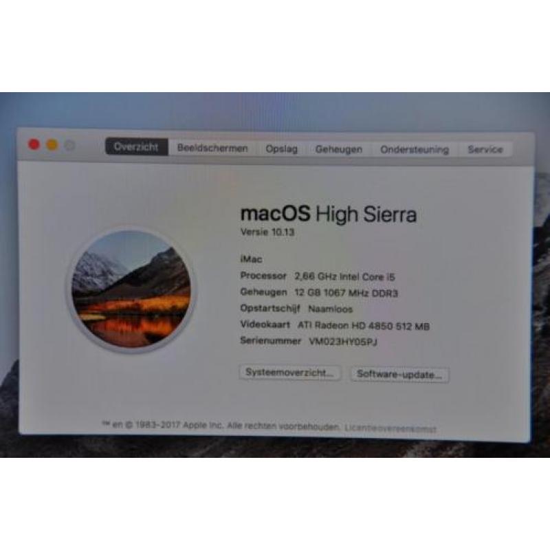 Apple iMac 27 Inch 2,66 Ghz Intel Core i5 1 TB 12 GB 2010