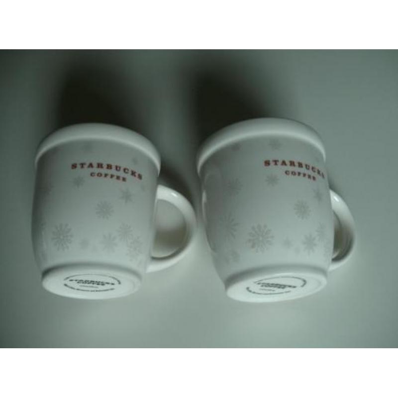 Starbucks Mugs 2008 - Christmas snowflakes - Elka porselein
