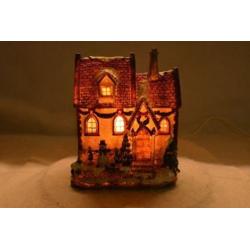 X-Mas Collection Kerstdorp Huisje met 2 Kinderen 2