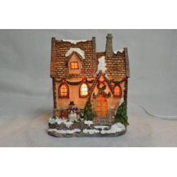 X-Mas Collection Kerstdorp Huisje met 2 Kinderen 2