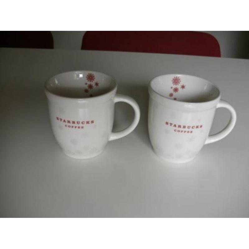 Starbucks Mugs 2008 - Christmas snowflakes - Elka porselein