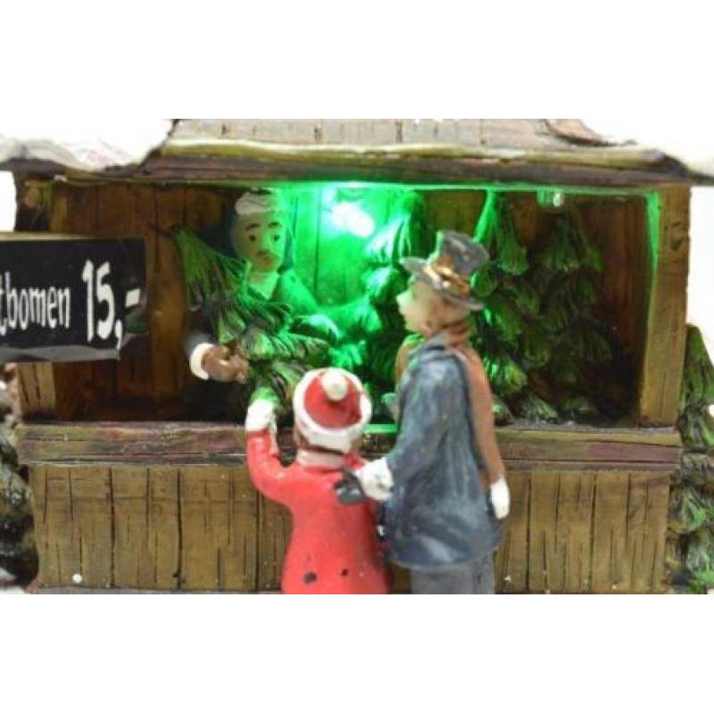 Typisch Hollands Kerstdorp Kerstbomen van Piet