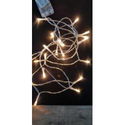 2 x led verlichting in de kleur amber op batterijen (nieuw)