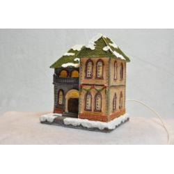 X-Mas Collection Kerstdorp Huis met Balkon