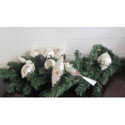 Kavel oude kerstballen