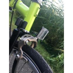Brompton vouwfietsen Set Lime Green 1 jaar oud