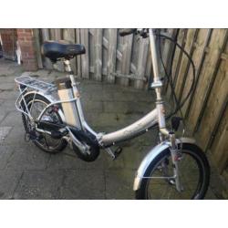 Elctrise vouw fiets