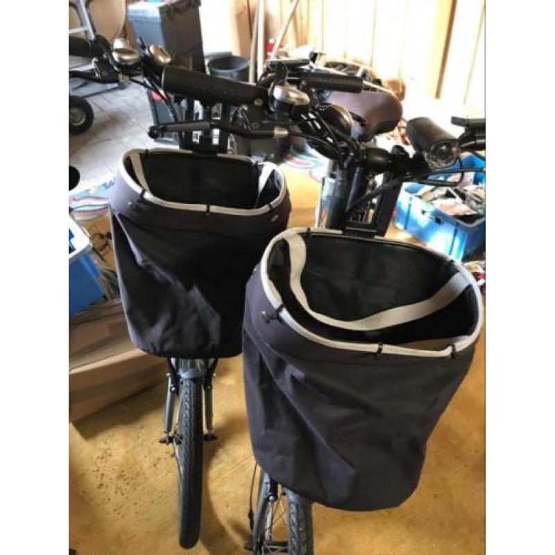 Twee E-Bike vouwfietsen Vogue easy city 6 versnellingen