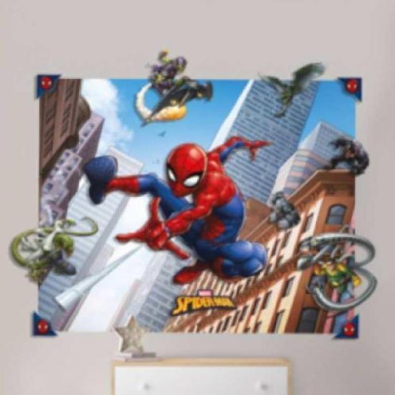 3D Behang Spiderman - Walltastic