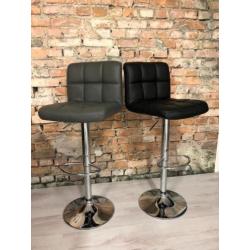 ABSURDE KORTING | Barkruk Stripe grijs | Bestseller OP=OP