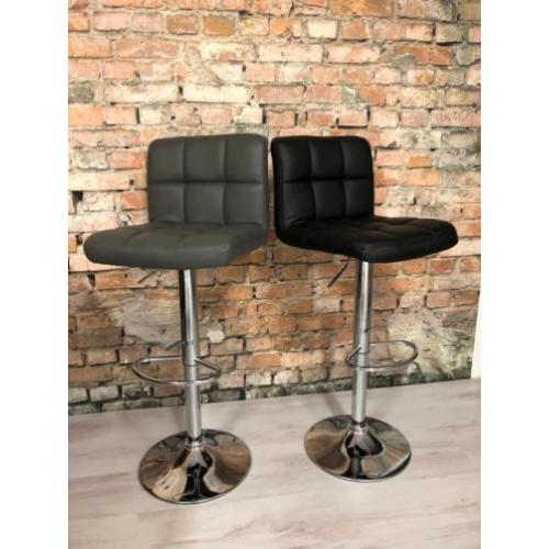 ABSURDE KORTING | Barkruk Stripe grijs | Bestseller OP=OP
