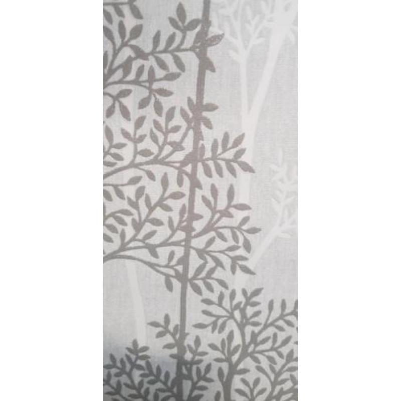 Behang nieuw bomen zilver grijs glitter