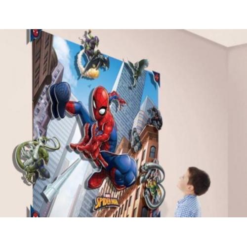 3D Behang Spiderman - Walltastic