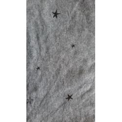 H&M jurkje maat 50 grijs met sterren