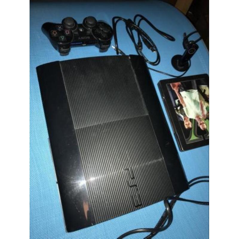 Playstation 3 Slim 500 GB + GTA 5 + Controller + Headset
