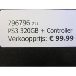 PS3 320GB + Controller 796796