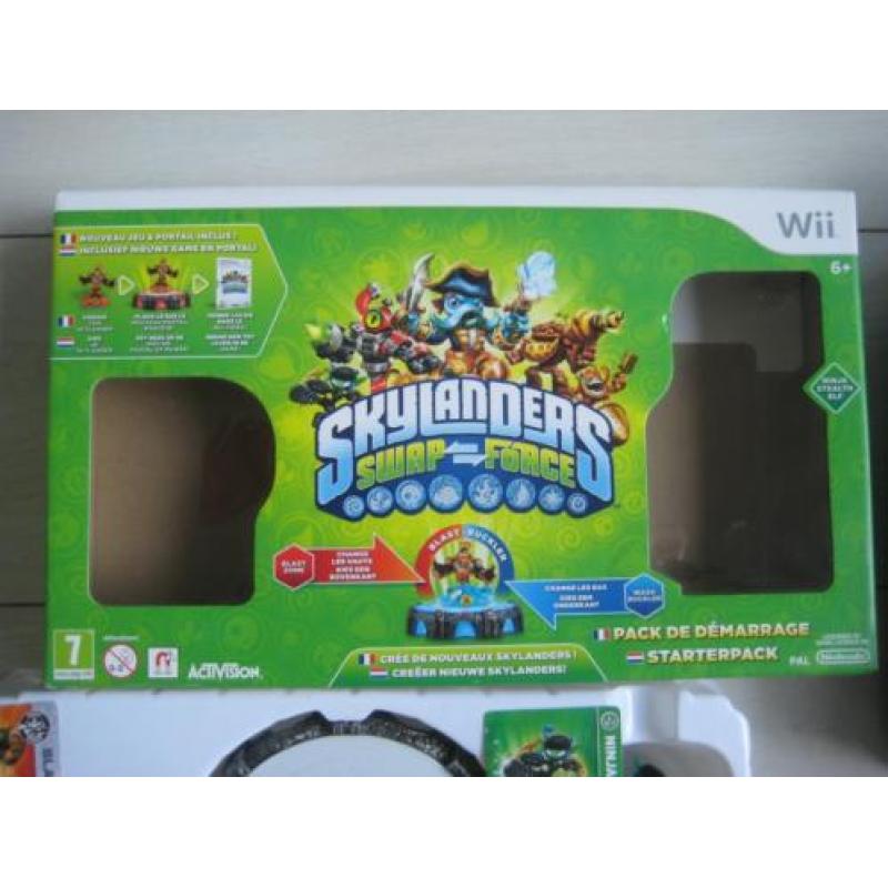 Skylanders Swap Force Starterpack met extra skylanders
