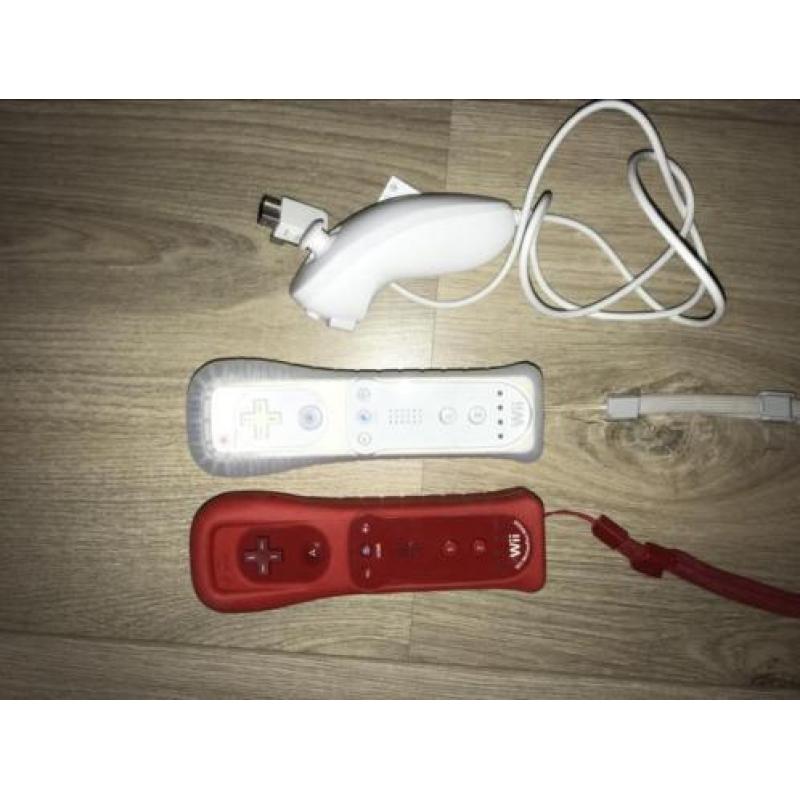 Wii met spellen en controllers