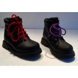 WANDEL-, STOERE, STEVIGE SCHOENEN, LEDER, ZWART, maat 27