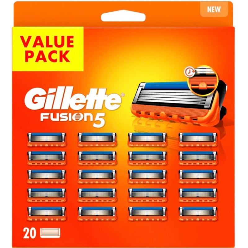 Gillette Fusion5 Scheermesjes 20 Stuks Verpakking